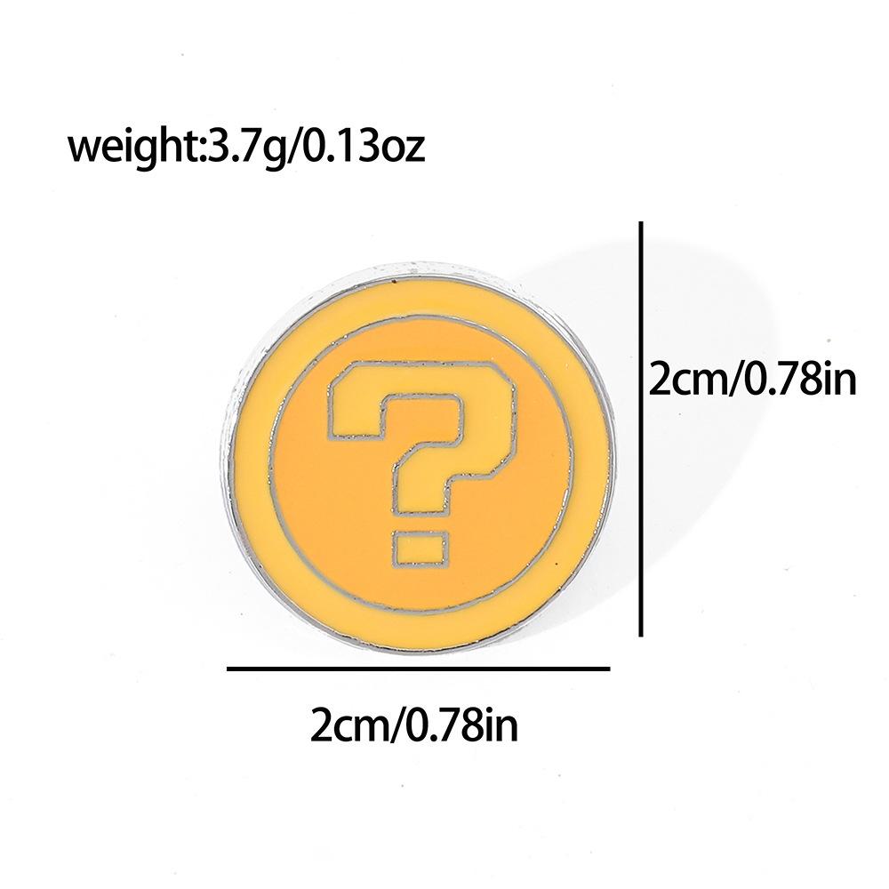 Милый Креативный Персонаж Игры Металлическая Значок Супер Мэри Марио Сплав Брошь Аксессуары