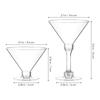 Luxshiny Plastic Cocktail Glasses, Set of 20, 5.07 oz, Clear, Short Type, Stable Design, Disposable Party Cups, Suitable for Wine, Table Decoration