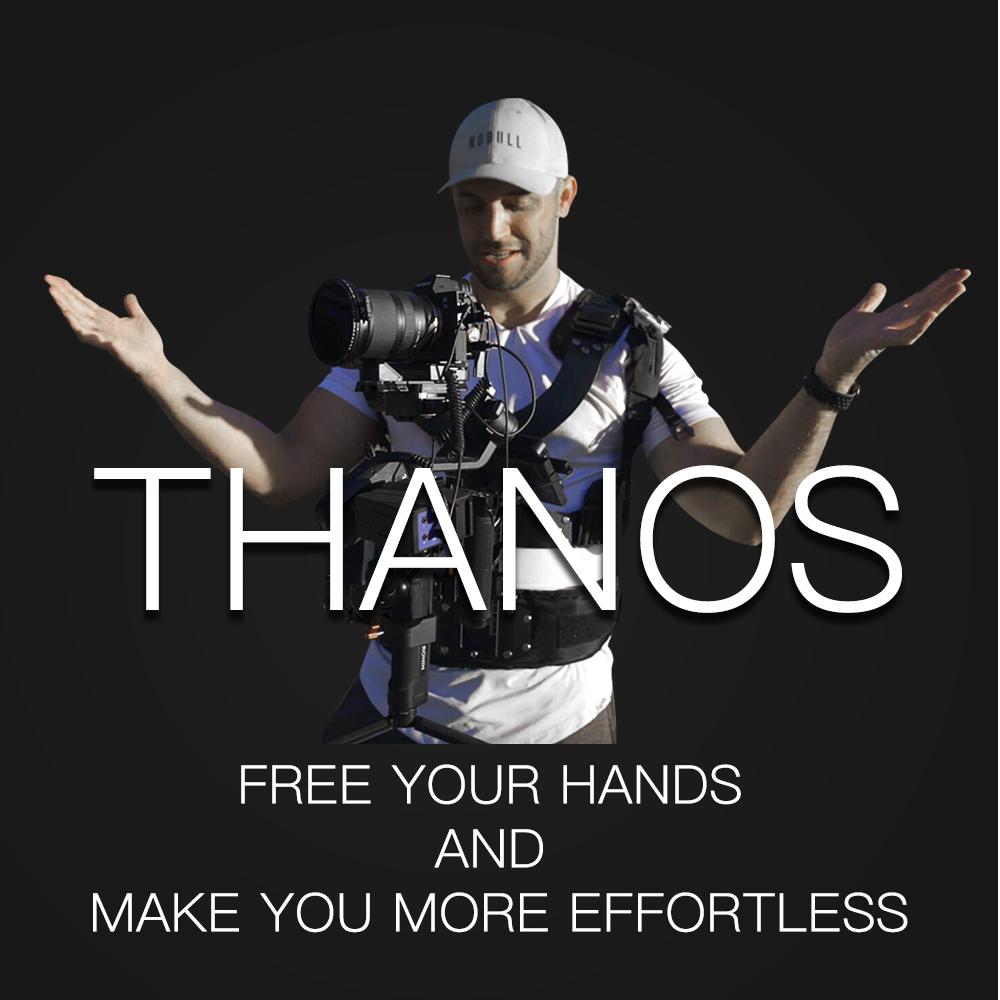 DF DIFITALFOTO THANOS Gimbal Stabilizer Supporting System with Dual-Spring Arm + Load Vest