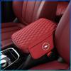 For Opel Astra H G Corsa Insignia Astra Antara Meriva Zafira Interior 1Pc Leather Auto Consoles Car Armrest Cushion with Storage Car Styling
