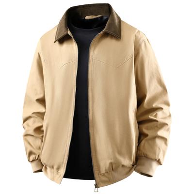 Neue Frühjahrs- und Herbst-Arbeitskleidung Lockere Jacke Jacke Herren und Damen Gleich Reversjacke Amerikanische Lockere Oberbekleidung