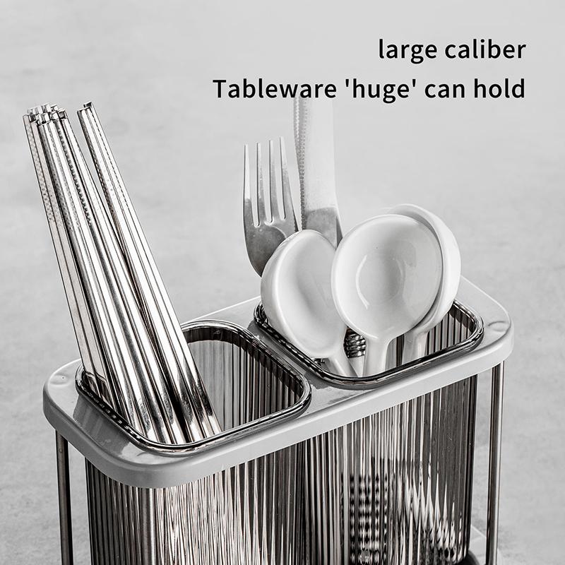 Kitchen Chopstick Rack Drain Fork Spoon Storage Box Household Chopstick Holder Drain Fork And Spoon Storage Box