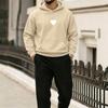 Men's Hawaiian Print Hooded Sweatshirt Casual Pullover
