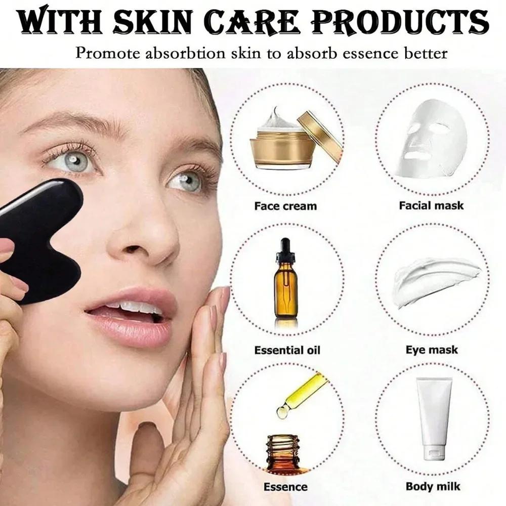 3Pcs Face Massager Kit Ice Face Roller Gua Sha Board Facial Massage Roller Face Lifting Contouring Tools Beauty Skin Care Tools