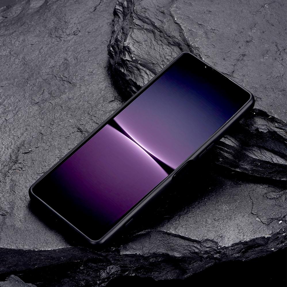 Metall-Ständer-Hülle für Sony Xperia 1 5 10 III 5 II 10 IV Schlichte PU-Leder Stoßfeste Hülle für Xperia 1 IV 5 IV XQ-CT54