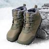 Winter snow boots men's hiking shoes men's hiking shoes piled thickened cotton shoes five-finger shoes waterproof and non-slip large size sports