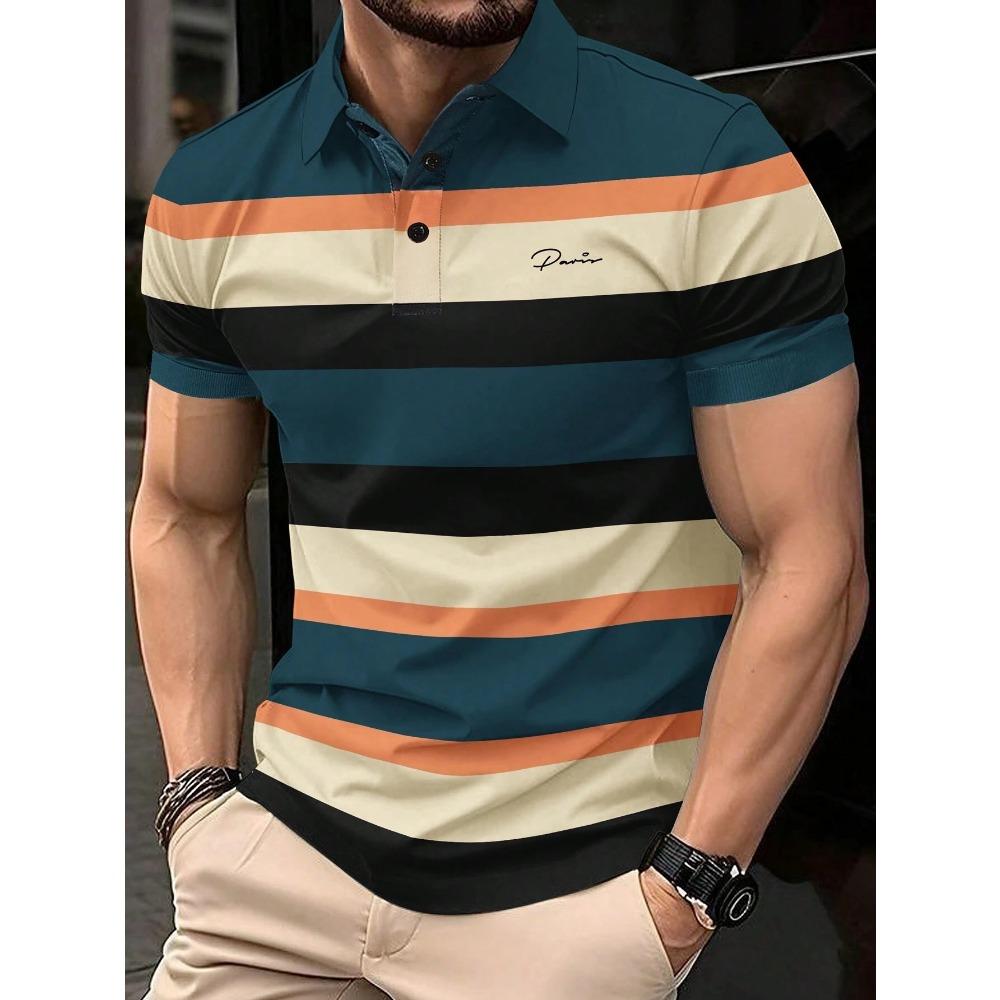

Summer new men s short sleeved POLO shirt casual and fashionable 5XL