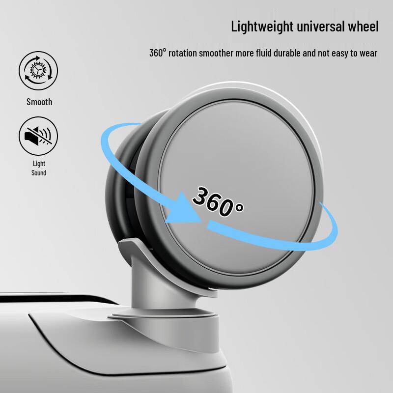 PAKIET MODA Wytrzymała walizka ABS z uchwytem na kubek