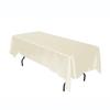 Tablecloth 1PCS Hotel Banquet Wedding Scene Solid Color Rectangular Silk Satin Cloth Table High-end Decoration
