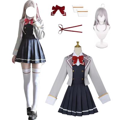 Alisa Mikhailovna Kujo Cosplay Uniform Costume Fancy Dress the Girl Next Door Who Sometimes Mutters Russian Cosplay Outfit for Festival [Pawpaw] -