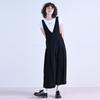 WOVEMENT Crepe Pleated Dress Black Wbcsop008Bk