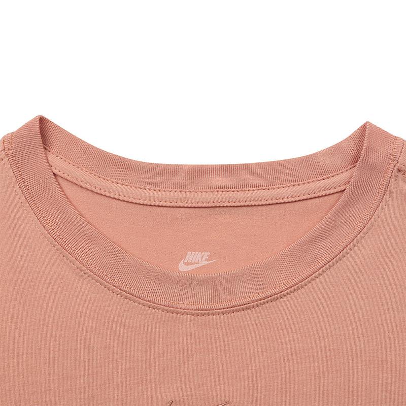 Nike Nsw Chll Knt Md Crp Fashion Comfortable Soft Skin-Friendly Short Sleeve T-Shirt Women T-Shirt FV5509-688