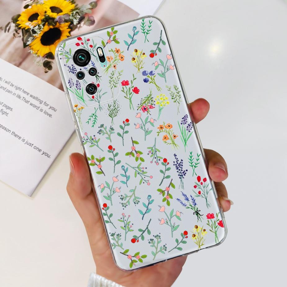 For Xiaomi Redmi Note 10 4G Case Redmi Note 10S Luxury Painted Cover Cases For Xiaomi Redmi Note 10 Pro Max Note10 S Soft Fundas
