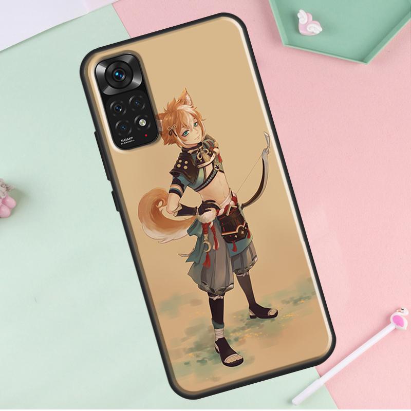 Genshin Impact Gorou For Redmi Note 12 Pro Plus Cover For Redmi Note 10 8 9 11 Pro 12S 11S 10S 9S 9C 10C 12C Case