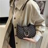 Retro printing large capacity new temperament early autumn retro casual fashion single shoulder underarm women's bag