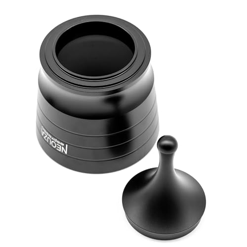 NEOUZA Espresso Dosing Cup, Aluminum Alloy Dosing Funnel, 51mm/58mm Portafilter Compatible, Splash-Proof for Coffee Grinders