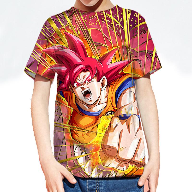 Trendy Pánské Dámské Oblečení Trička Anime Série Dragon Ball 3D Digitální Tisk Trička