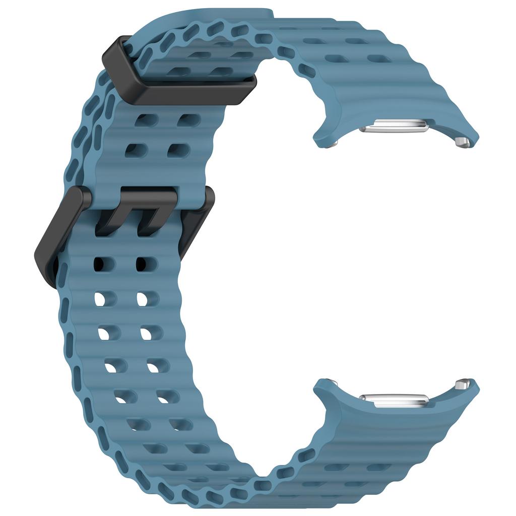 For Samsung Galaxy Watch Ultra 47mm Silicone Watch Strap Dual Pins Buckle Sports Band