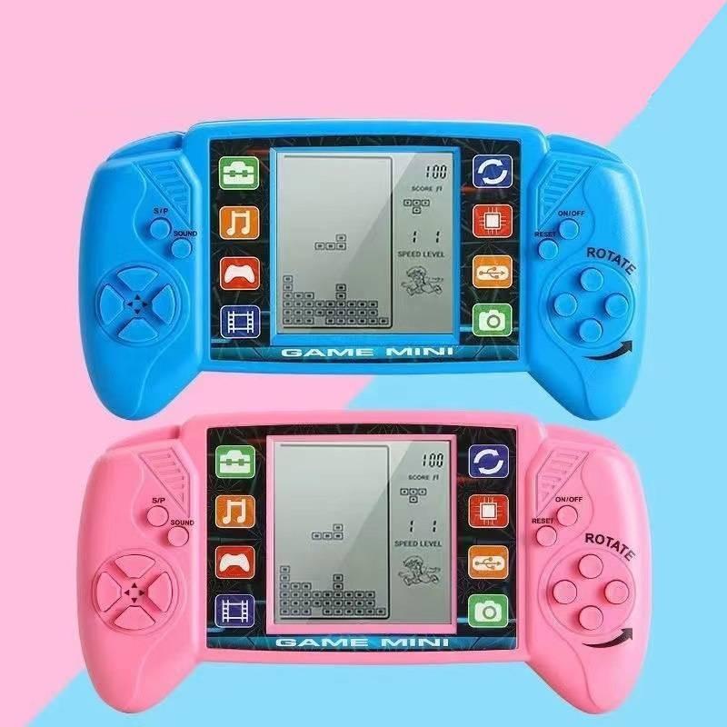 Large Screen Retro Tetris Handheld Game Machine 8090 Nostalgic Kids Toy