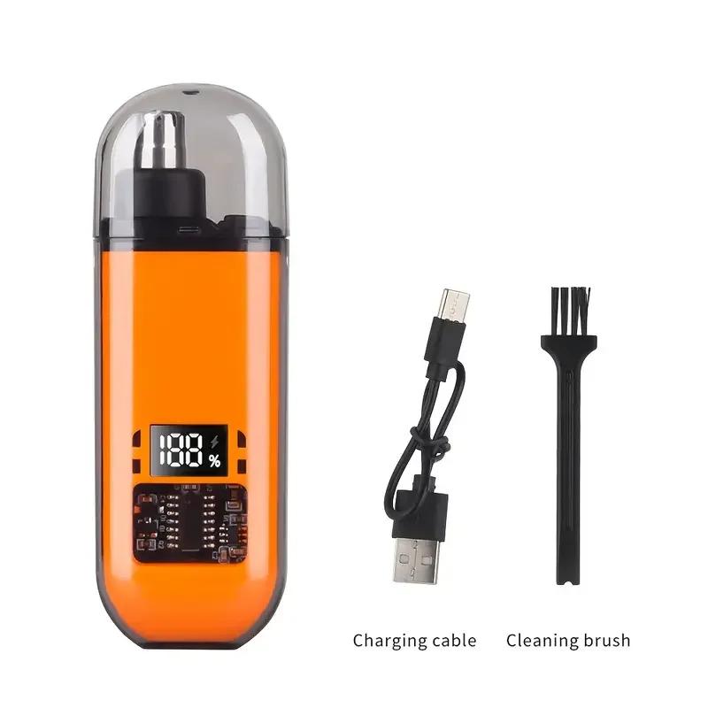 2 In 1 Electric Portable Ear And Nose Hair Trimmer Clipper 2026 Professional Painless Portable Eyebrow For Men nose hair