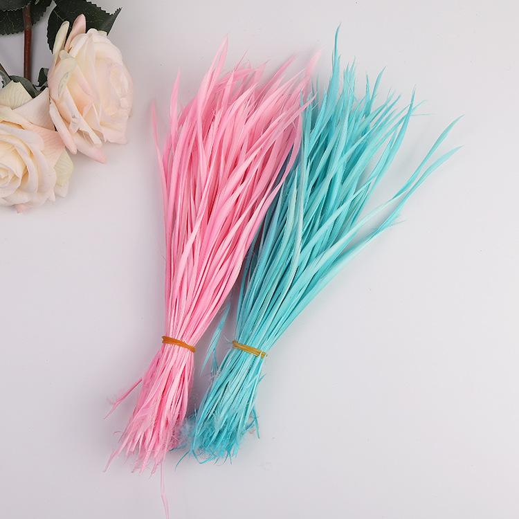 50Pcs Various Colors 12-20Cm High Quality Goose Feather Torn Unilateral, Colored Feathers, Feather Products