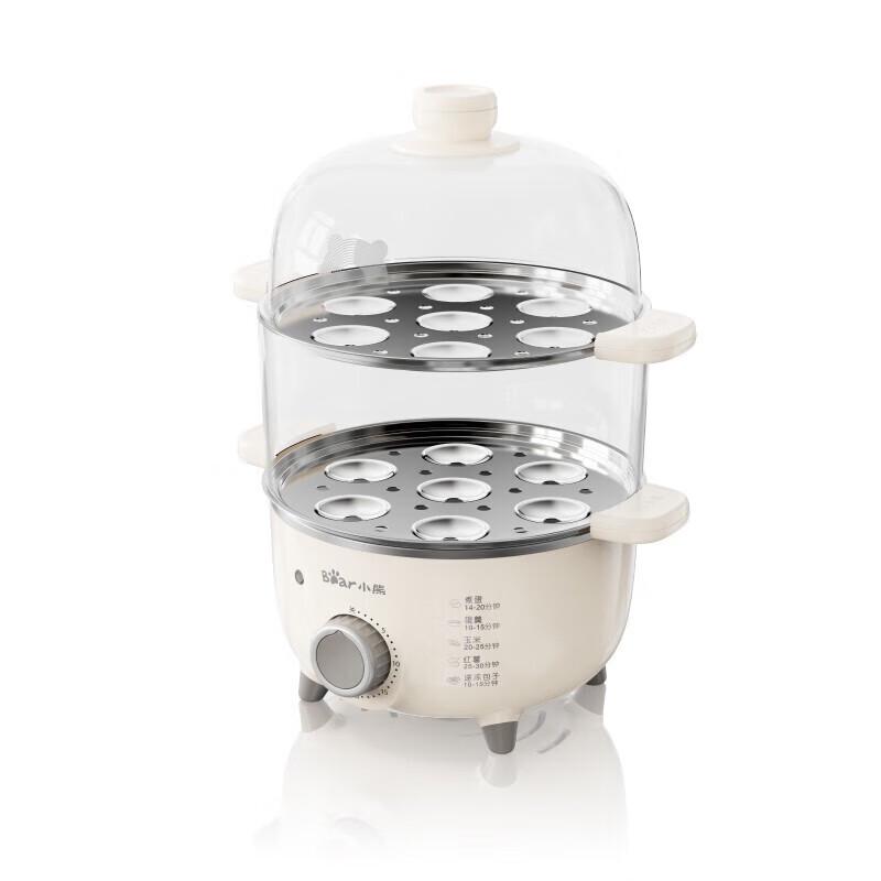 Bear Smart Double-Layer Egg Cooker and Steamer CN plug (adapter included)