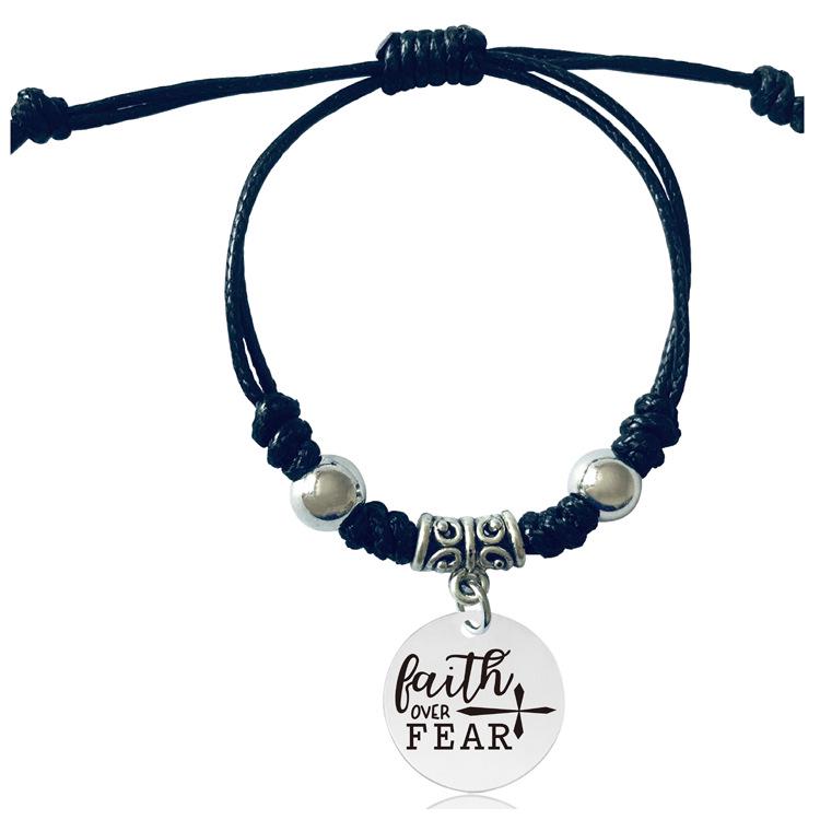 Stainless Steel Engraved Bracelet - Perfect Christmas Gift for Parents or Lovers