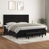 VidaXL Slat Bed Base with Mattress, Upholstered Bed with Headboard, Double Bed, Adult Bedroom Bed, Modern, 3137985