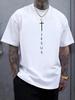Unisex Cotton Tee Jesus Vertical Cross Graphic Short Sleeve Loose Religious Summer Oversized Crew Neck Top For Christian Male Fans