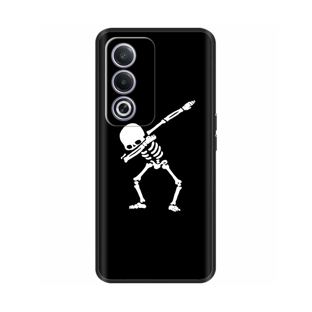 Phone Case for OPPO K12X 5G 6.67" CPH2667 Protection Luxury  Soft Black Silicone Shockproof Shell Painted Back Cover Funda Coque