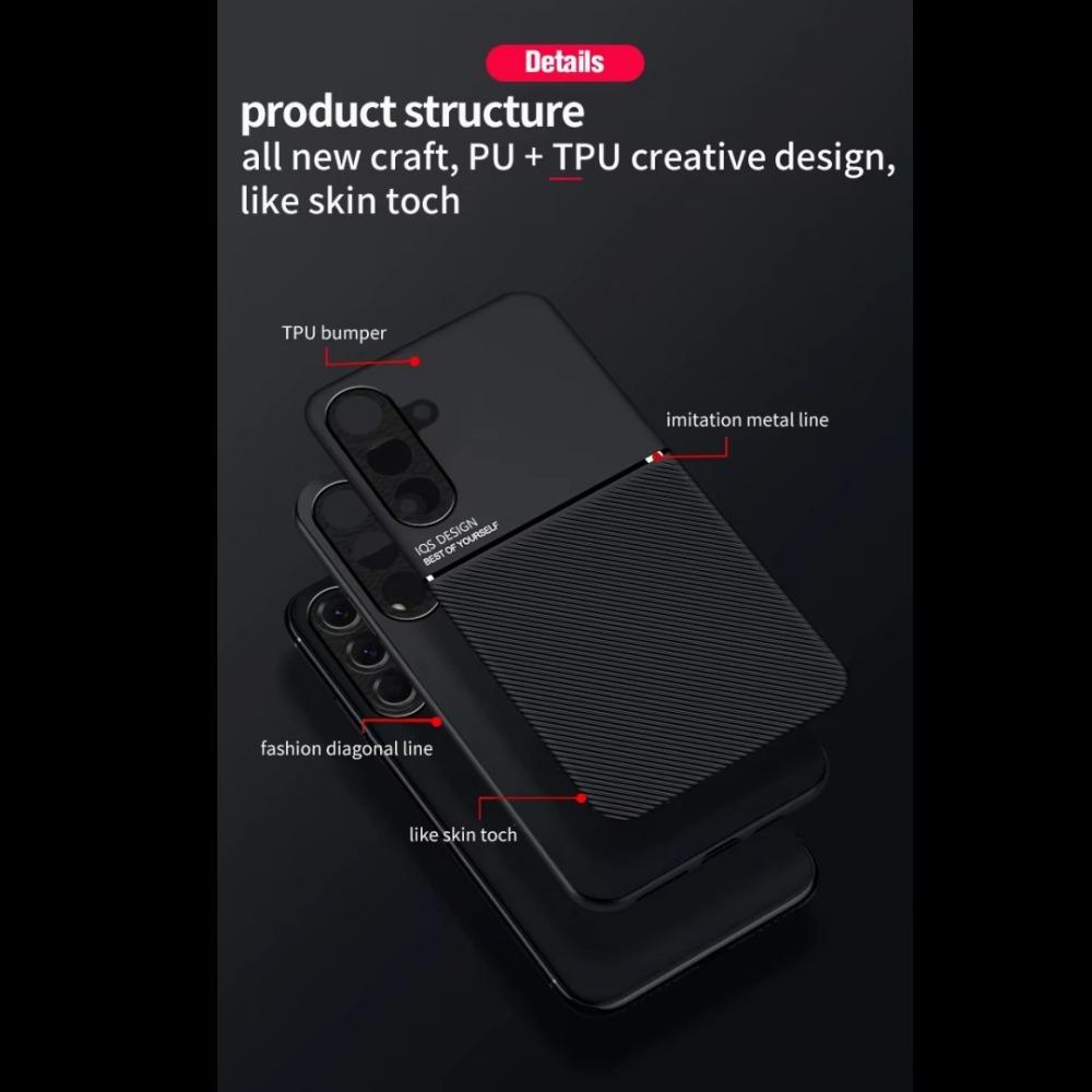 Business Magnetic Leather Texture Phone Case For OPPO Reno 15 14 Pro 15F 14F Invisible Stand Shockproof Armor Protection Cover
