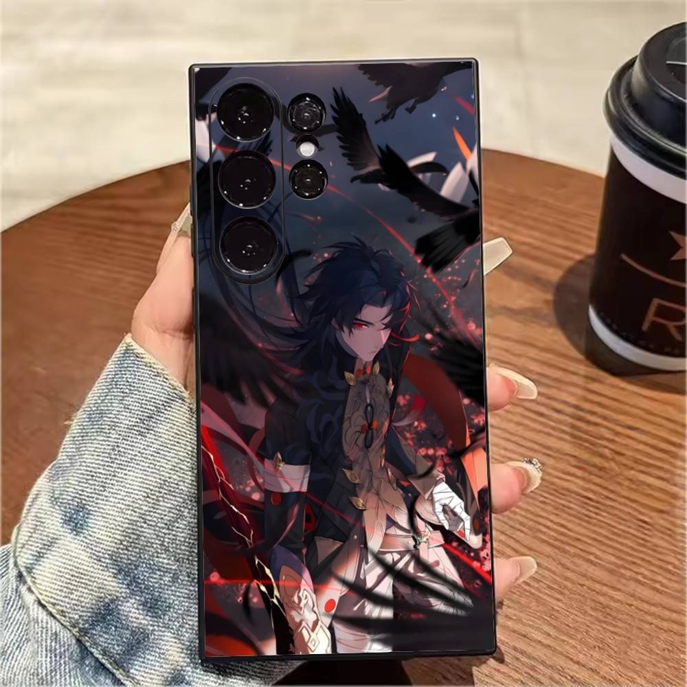 B-Blade Ying-xing Dark Phone Case For Samsung S25,S24,S21,S22,S23,S20,Ultra,S26,Plus,Fe,Note,5G Black Cover