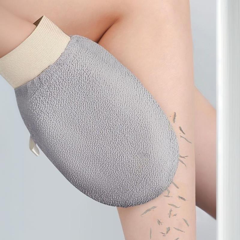 1/2/3 Pcs Disposable Individually Packed Body Scrub Glove Double Sided Frosted Painless Exfoliation For Travel Home Daily Shower