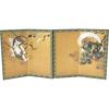 Wind and Thunder Gods" Folding Screen (Miniature Folding Screen / Small-Size Replica Screen)