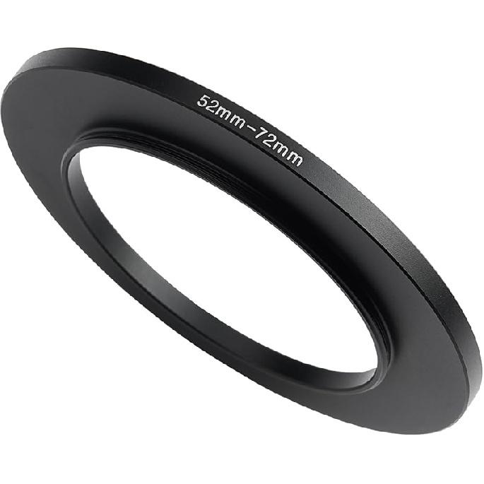 49mm To 58mm Step-Up Ring Filter Adapter for All Brands UV ND CPL Metal Ring Step-Up Rings Adapter Filter (49mm-58mm)
