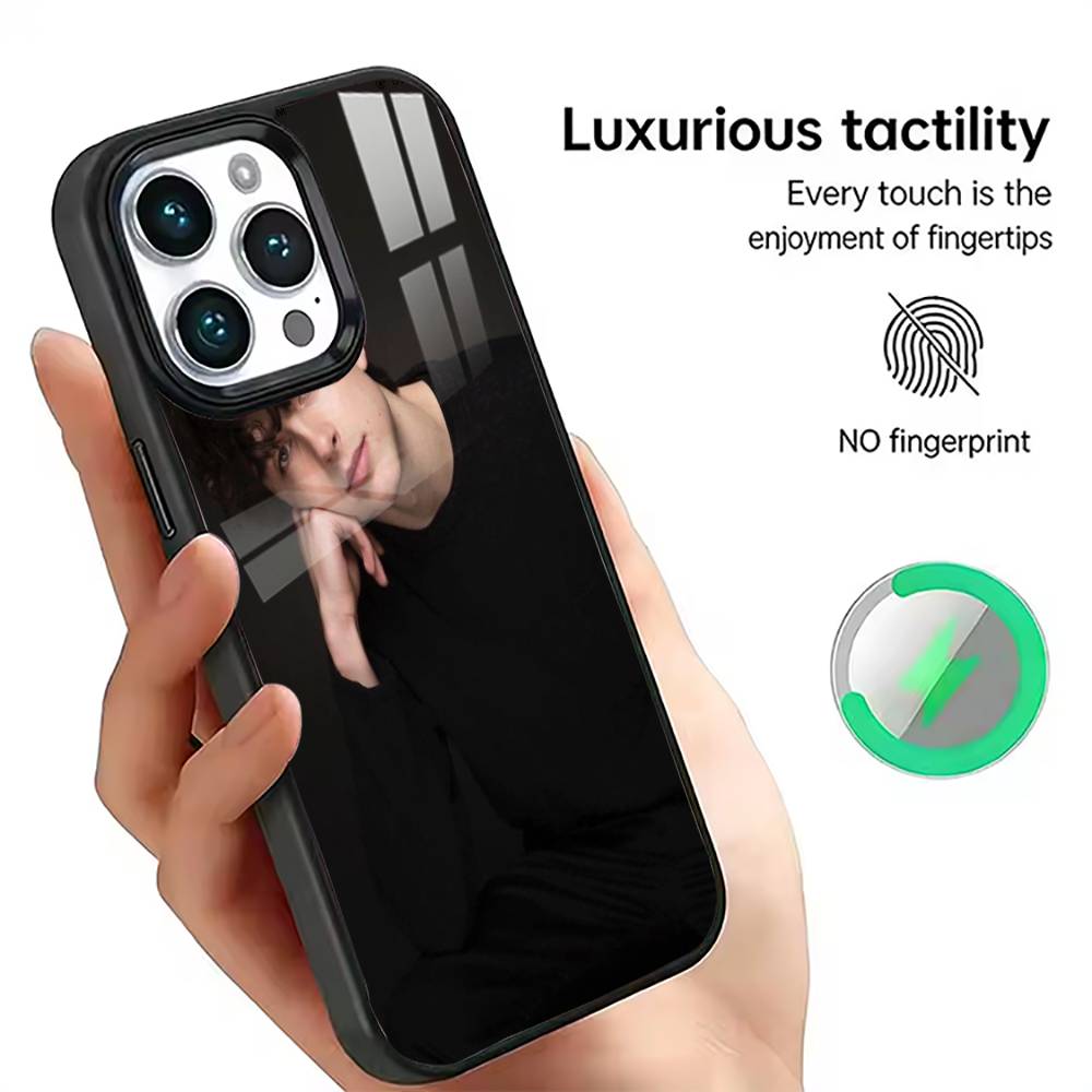 

Timothee Chalamet Phone Case For iPhone17,16,15,14,13,12,11 Plus,Pro Magnetic For Magsafe Wireless Charging iPhone14PRO