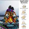 1PC Tiger Print Blanket, Throw For Sofa, Bed, Travel, Camping, Livingroom, And Bed, Printing Blanket With Soft And Warm Fabric yy250918165