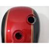 Fit For Triumph T140 Red & Black Painted Steel Petrol Fuel Gas Tank +Cap