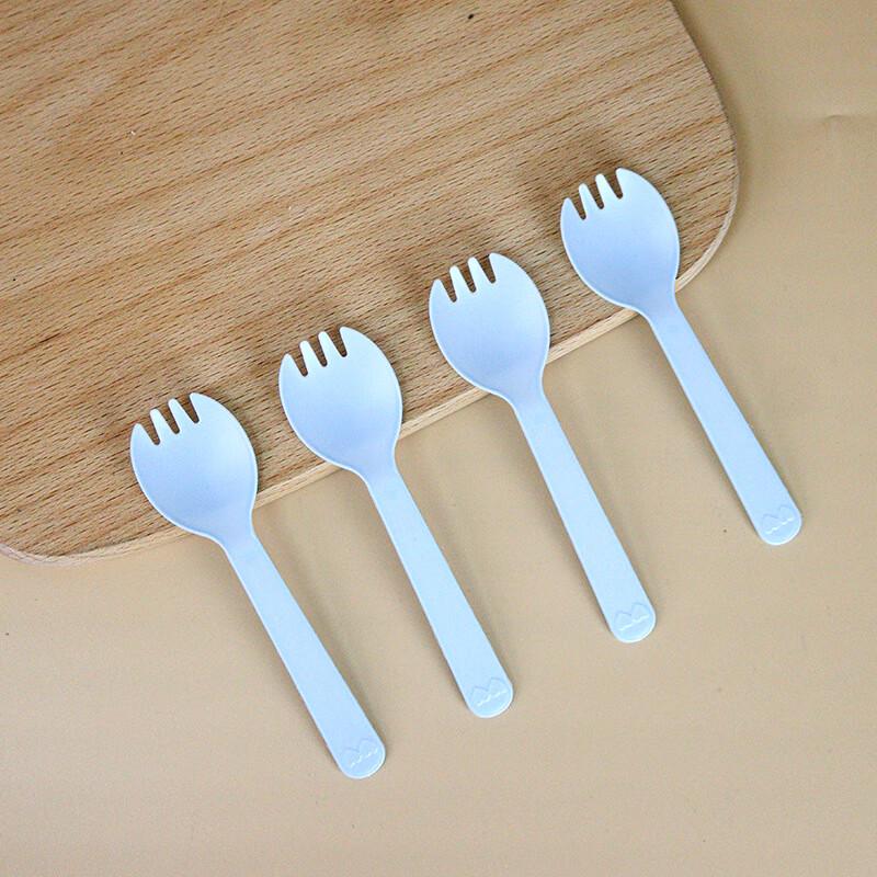 COFLYEE Disposable Plastic Dessert Spoons & Forks