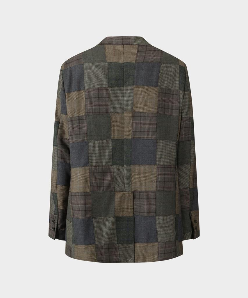 Brooks Brothers Wool Patchwork Jacket (Multi) (Bbjsmmf405)