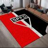 Sao Paulo FC2 Flannel Pattern Square Carpet,Area Rug,Carpet Rug for Living Room Bedroom Sofa Playroom Decor,Non-slip Floor Mat