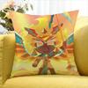 G-Golden Cheese C-Cookie   Various Sizes Square Pillow Case For Car Home Bedchamber Decor