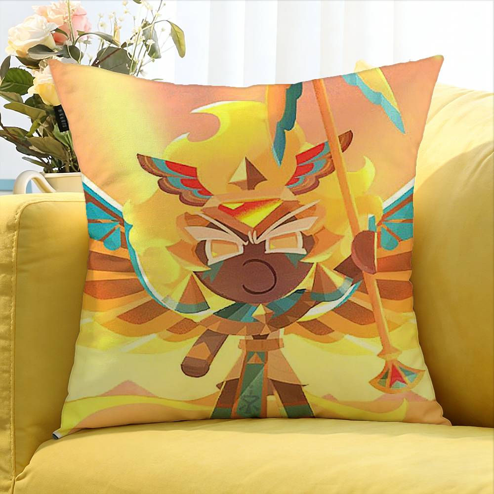 G-Golden Cheese C-Cookie Various Sizes Square Pillow Case For Car Home Bedchamber Decor