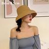 Summer Elegant Dome Straw Hats Women Girl 13cm/8.5cm 2 Sizes Solid Color Beach Sun Hat Foldable Portable Travel Holiday Panama