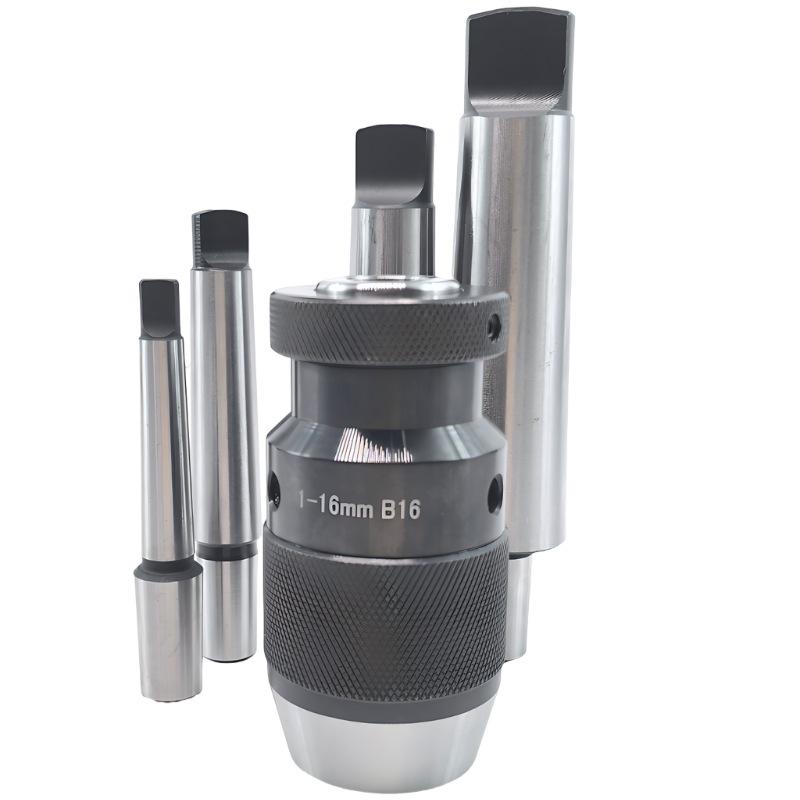 Heavy-Duty B16/B18 Drill Chuck Set with MT1/MT2/MT3 Morse Taper Connecting Rods