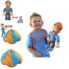 Delightful Blippi Cosplay Hat Plush Figure Toy Cuddly Stuffed Doll For Children