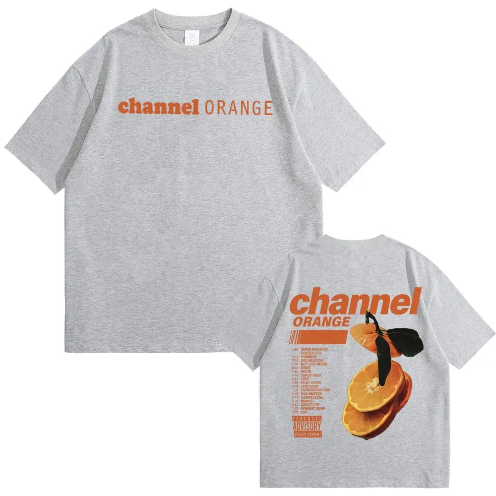 T-shirts Blond Hip Hop Vintage T Shirt Fashion Streetwear Rapper Frank Channel Orange Graphic Print Tshirt Ocean