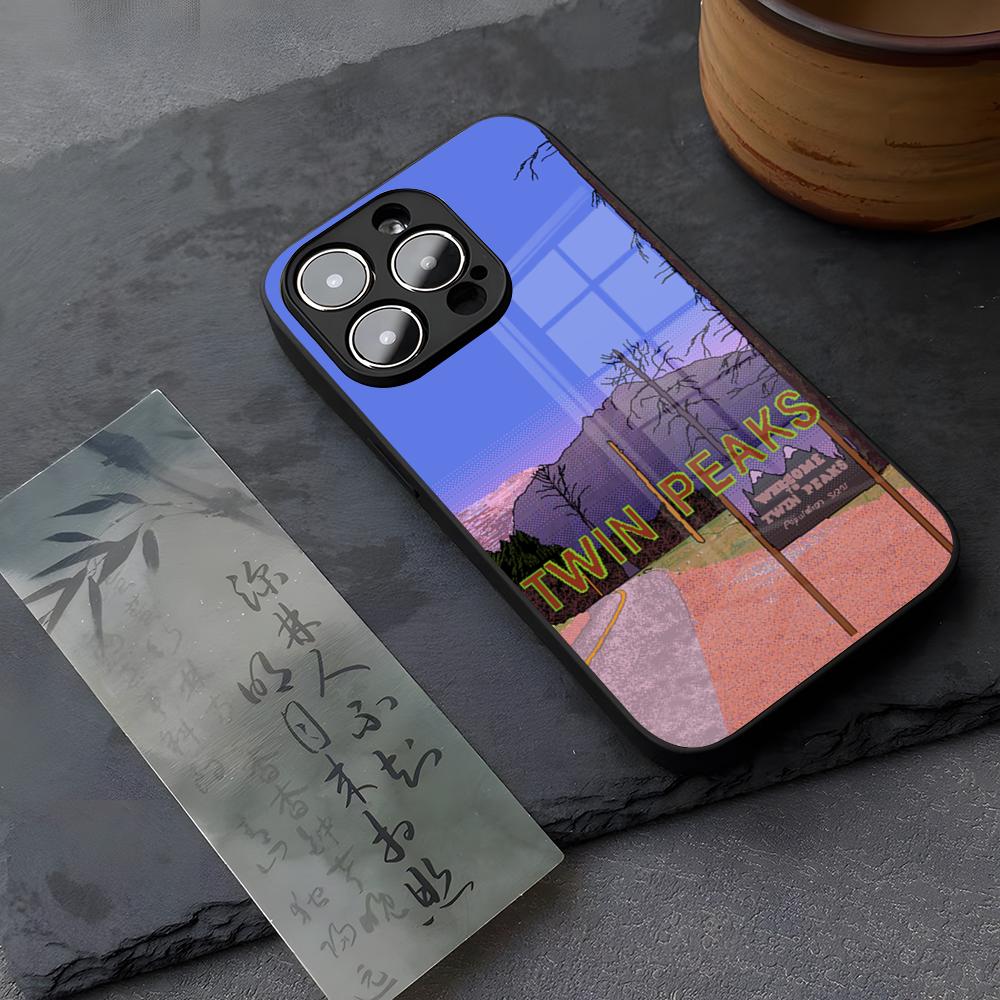 

Welcome To Twin Peaks Phone Case Tempered Glass For IPhone 15 17 16 14 12 13 11 Pro XS Max Plus Mini X Cover iPhone17 Pro