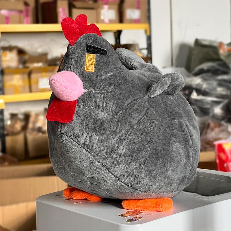 22cm Urocze Pluszowe Kurczaki ze Stardew Valley Miękka Wypchana Poduszka Zwierzątko Zabawki dla Dzieci Prezenty Świąteczne Dekoracja Domu