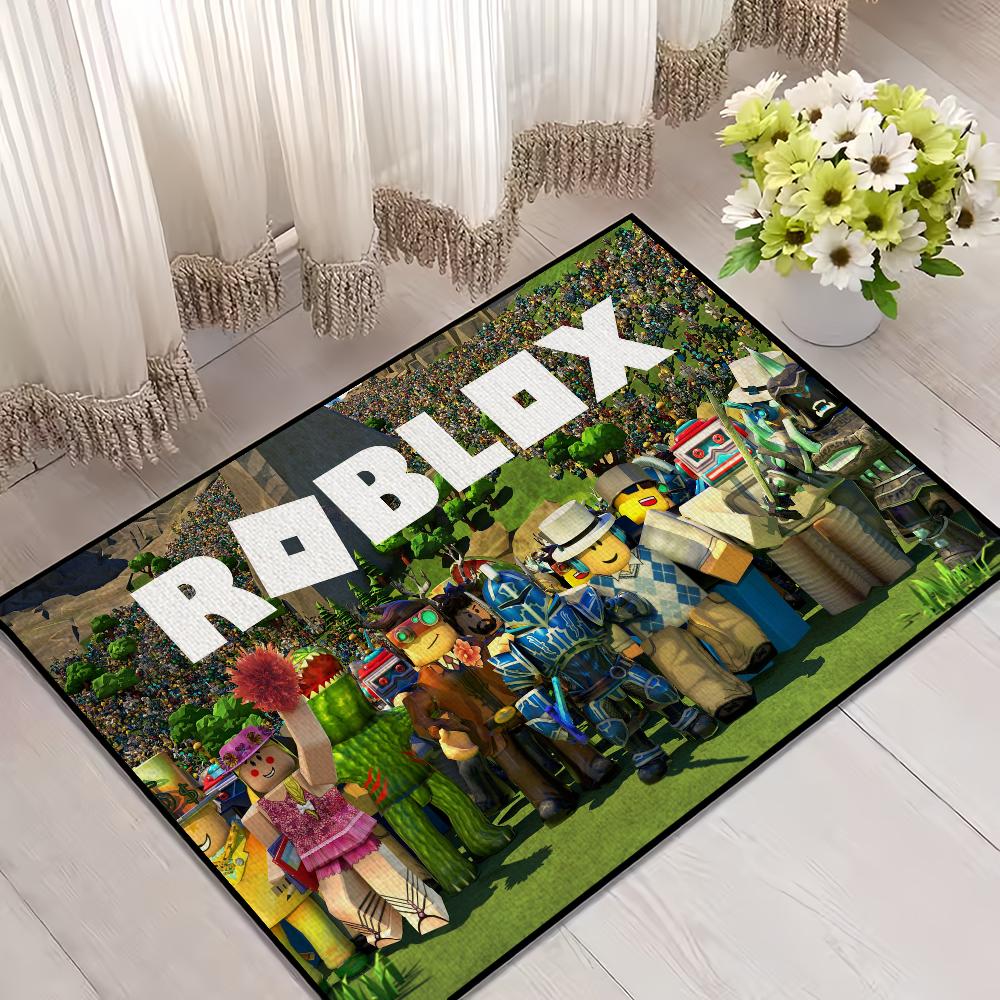 Hor Game R-Robloxs Chladný Malý Koberec Pro Dekoraci Domu Ložnice Kuchyně Koupelny Super Absorpční Předložka Koberec Noha Protiskluzový
